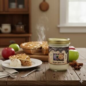 Warm Apple Pie - 16 oz Coconut Wax Candle